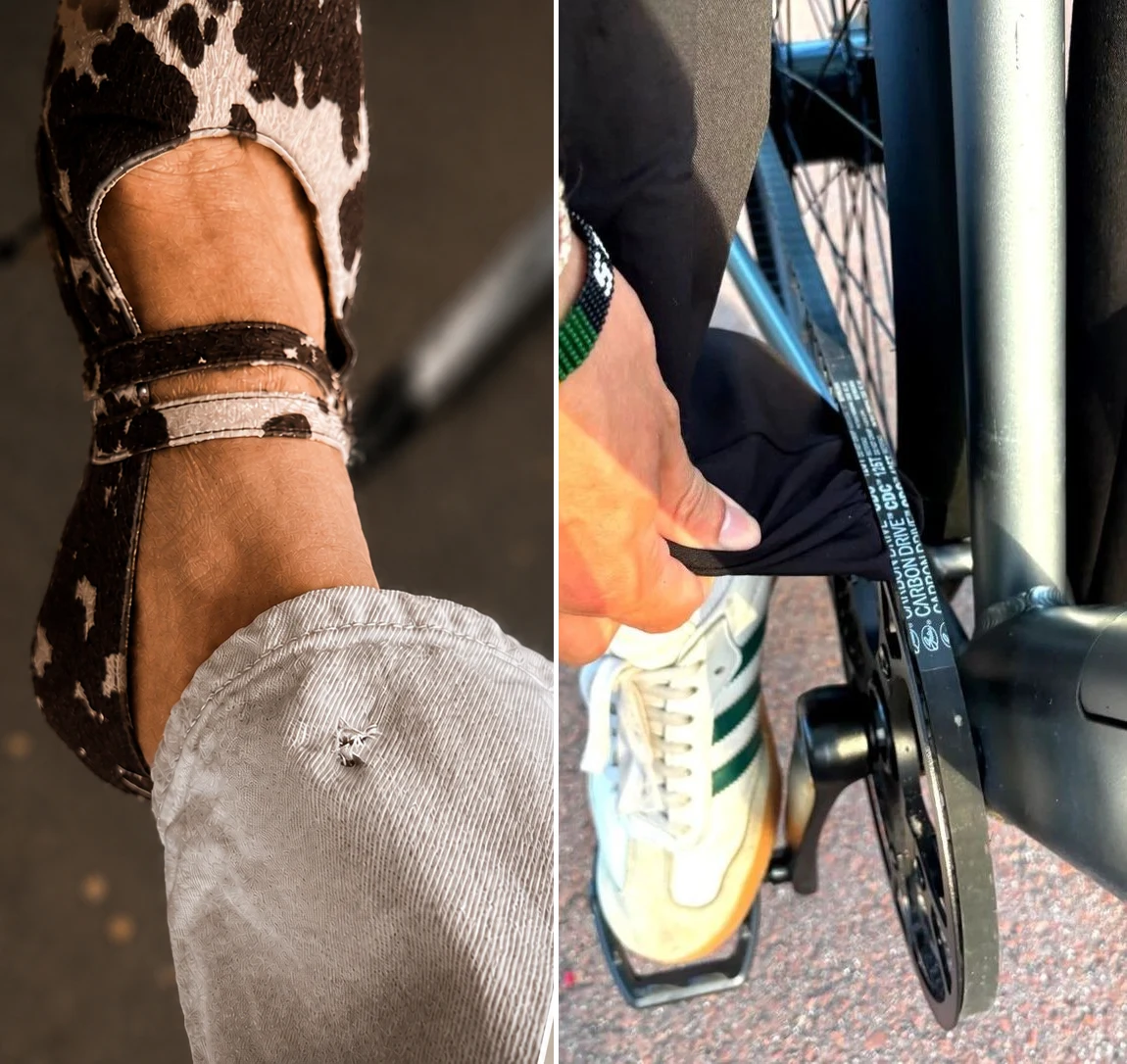 Chain damage on clothing